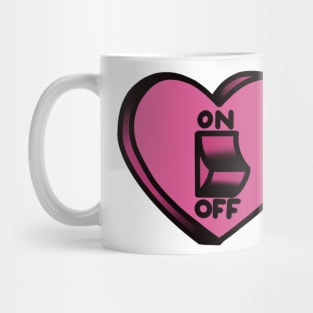 On/Off Switch Heart Mug